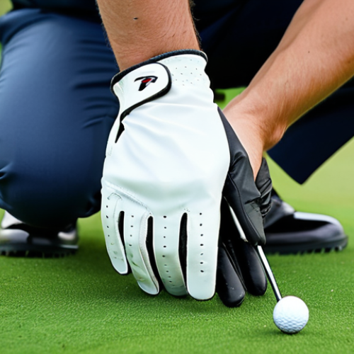 Home 17 **
"A professional golfer, fully clothed in appropriate golf attire, demonstrating the correct way to wear a golf glove. Close-up shot focusing on well-formed hands and the glove fitting snugly. Green golf course background. Safe for work, appropriate content, professional, perfect anatomy, natural pose, modest clothing, high quality."
**