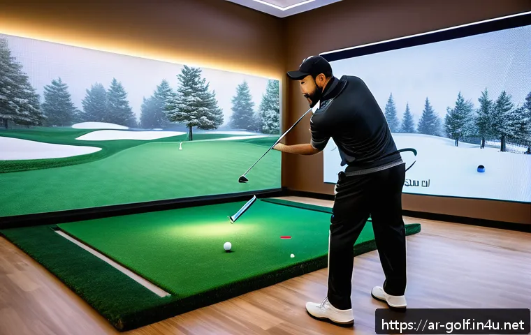 겨울철 골프 연습 팁 관련 이미지 1